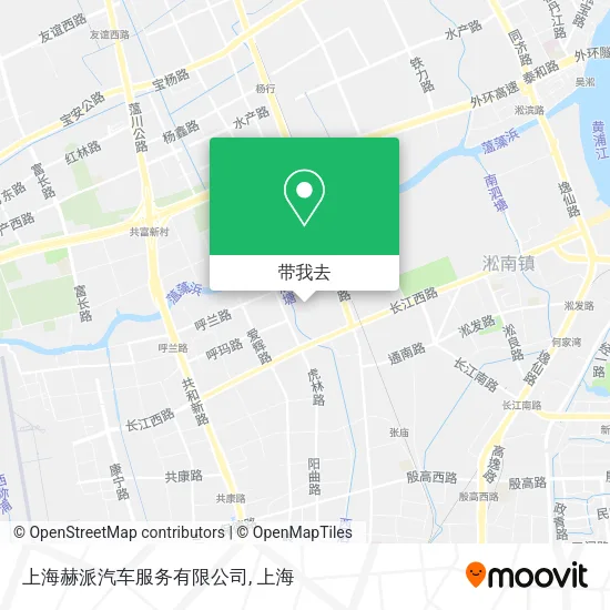 上海赫派汽车服务有限公司地图