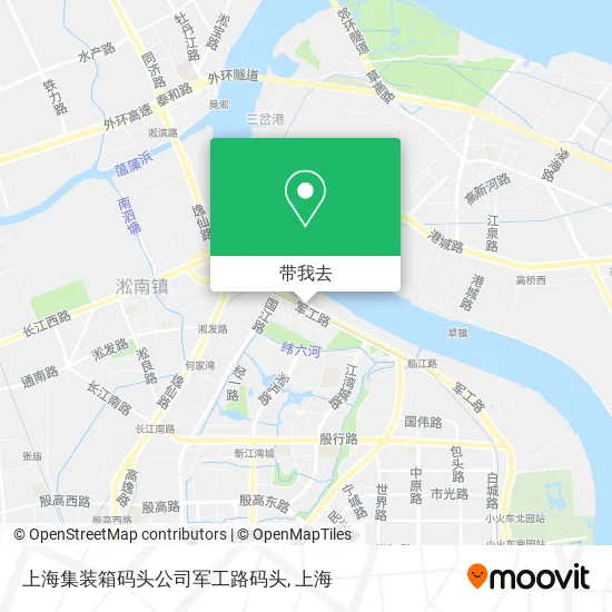 上海集装箱码头公司军工路码头地图