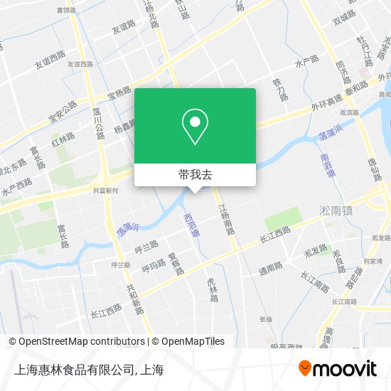 上海惠林食品有限公司地图