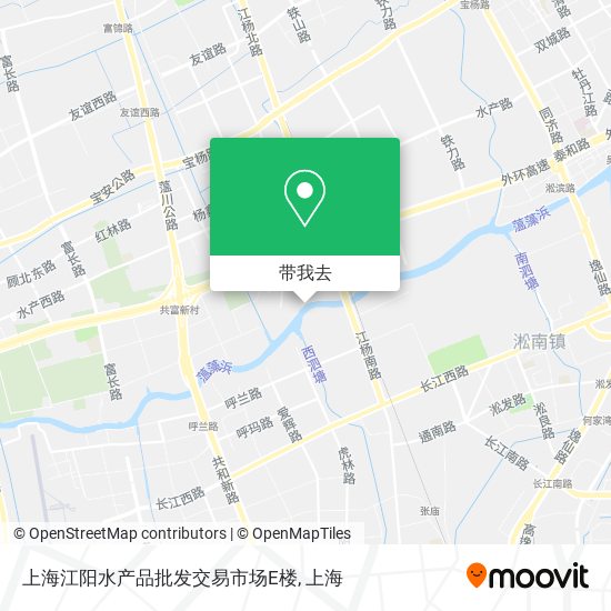 上海江阳水产品批发交易市场E楼地图