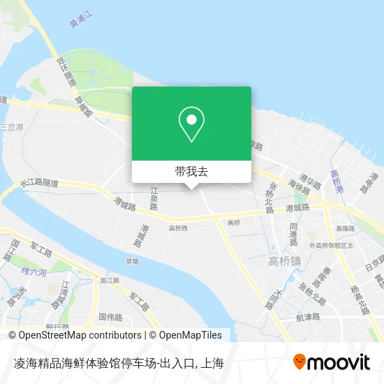 凌海精品海鲜体验馆停车场-出入口地图