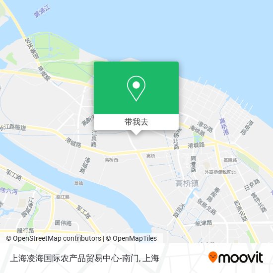 上海凌海国际农产品贸易中心-南门地图