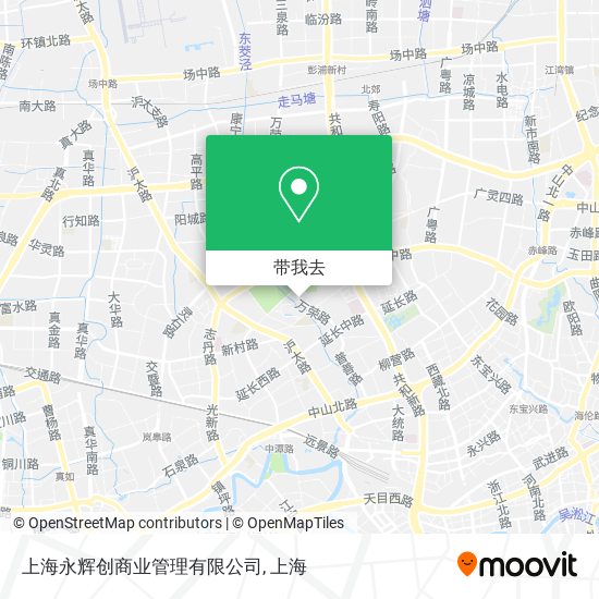 上海永辉创商业管理有限公司地图