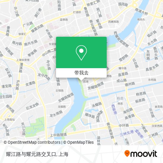 耀江路与耀元路交叉口地图