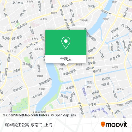 耀华滨江公寓-东南门地图