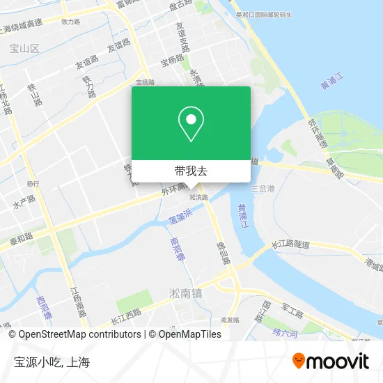 宝源小吃地图