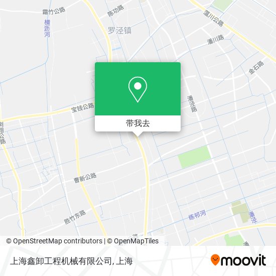 上海鑫卸工程机械有限公司地图