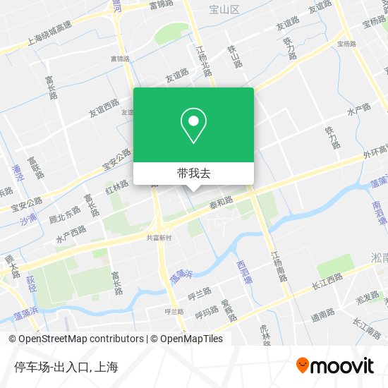 停车场-出入口地图