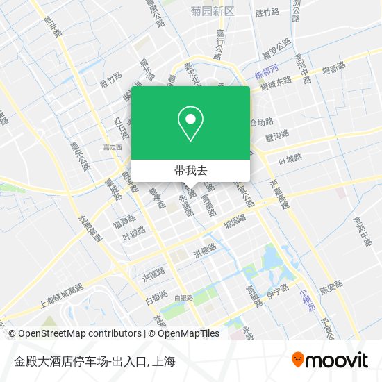 金殿大酒店停车场-出入口地图