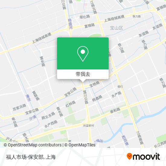 福人市场-保安部地图