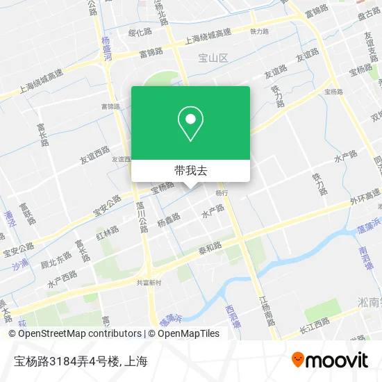 宝杨路3184弄4号楼地图