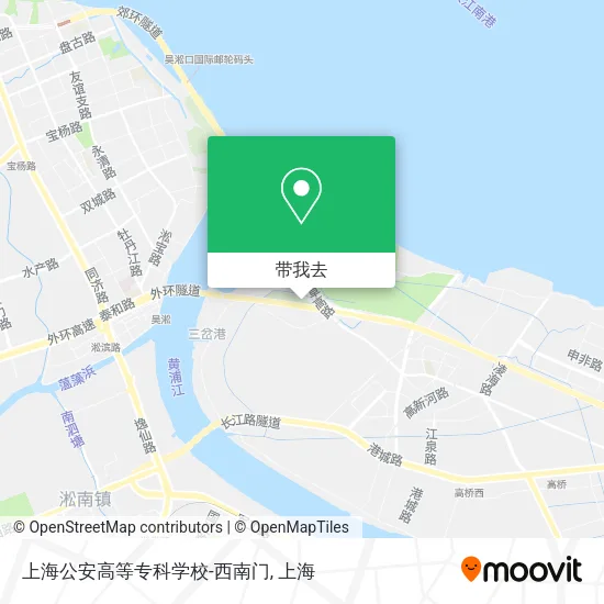 上海公安高等专科学校-西南门地图
