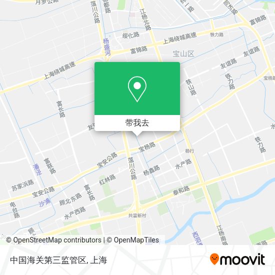 中国海关第三监管区地图