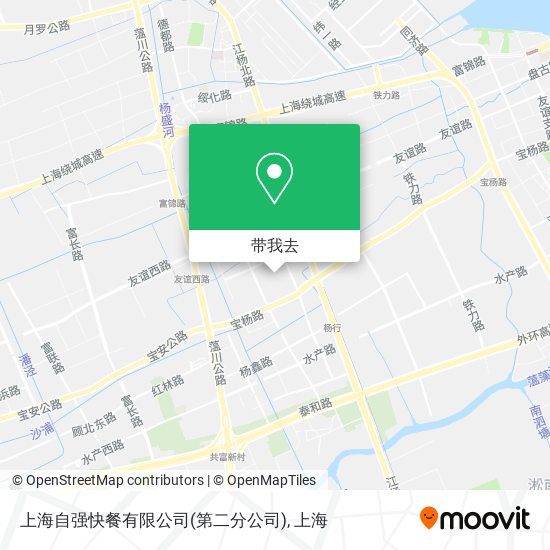 上海自强快餐有限公司(第二分公司)地图