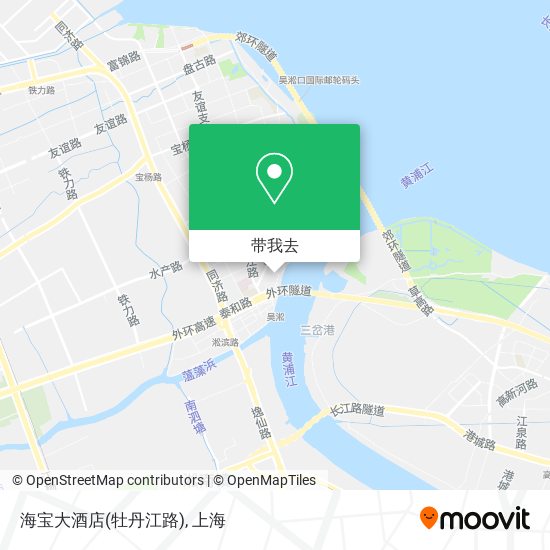 海宝大酒店(牡丹江路)地图