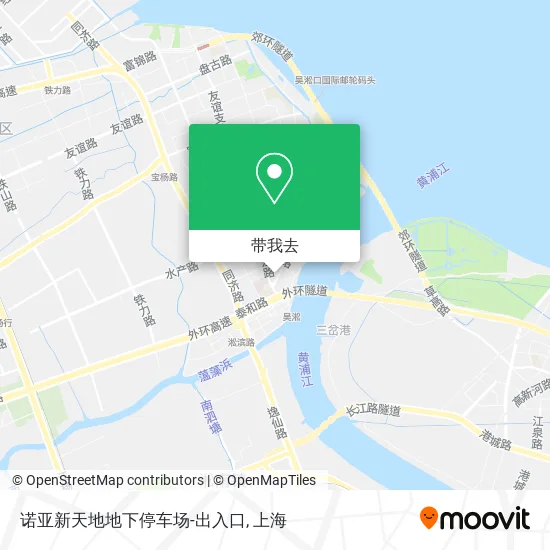 诺亚新天地地下停车场-出入口地图
