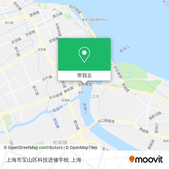 上海市宝山区科技进修学校地图