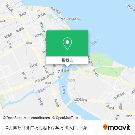 星月国际商务广场北地下停车场-出入口地图