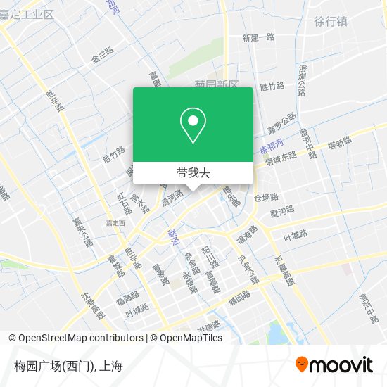 梅园广场(西门)地图