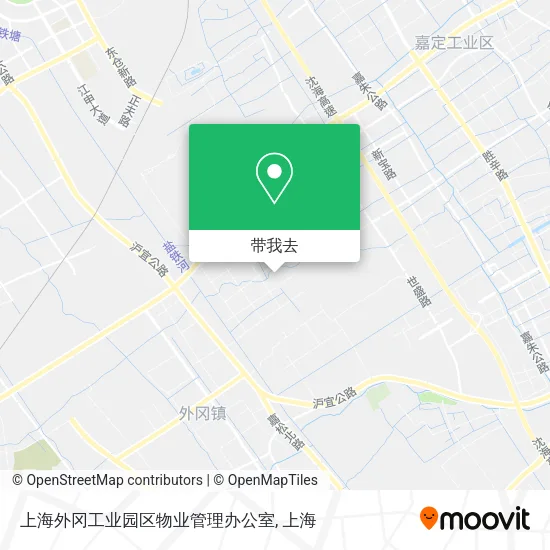 上海外冈工业园区物业管理办公室地图