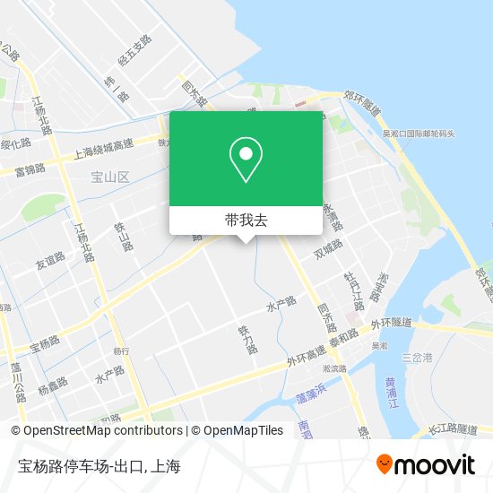 宝杨路停车场-出口地图