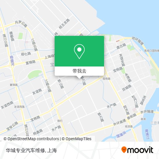 华城专业汽车维修地图