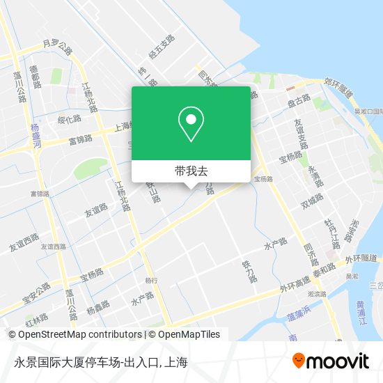 永景国际大厦停车场-出入口地图
