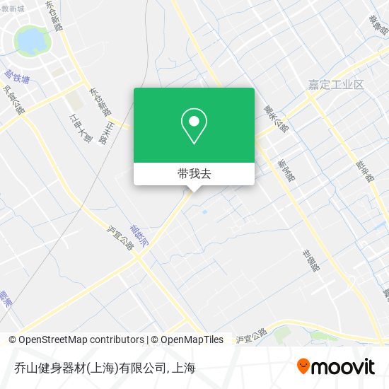乔山健身器材(上海)有限公司地图