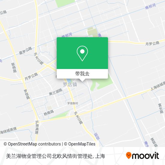 美兰湖物业管理公司北欧风情街管理处地图