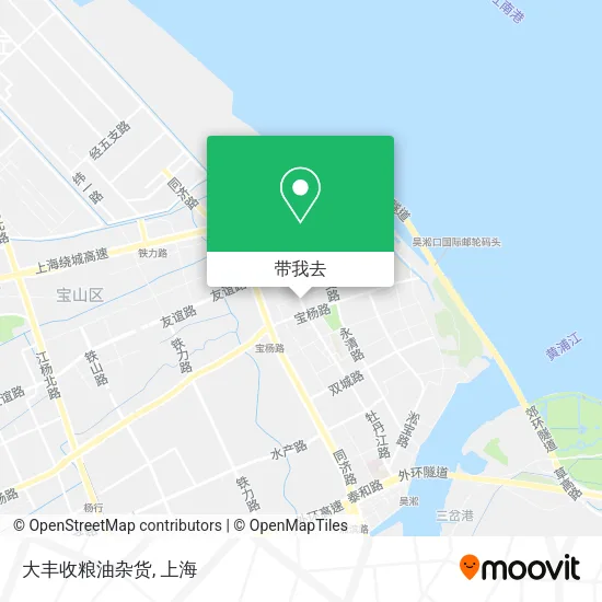 大丰收粮油杂货地图