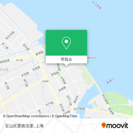 宝山区委政法委地图