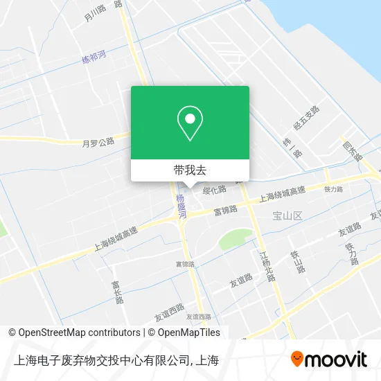 上海电子废弃物交投中心有限公司地图