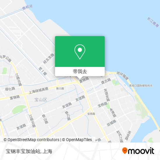 宝钢丰宝加油站地图