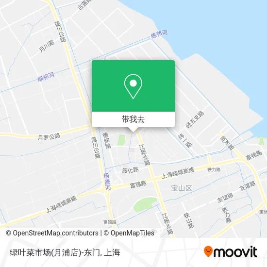 绿叶菜市场(月浦店)-东门地图