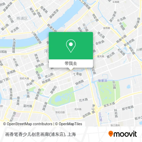 画香笔香少儿创意画廊(浦东店)地图