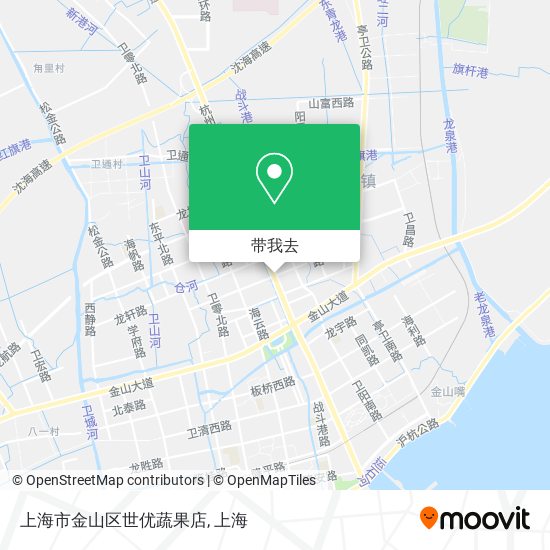 上海市金山区世优蔬果店地图