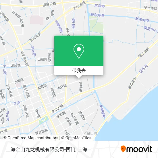 上海金山九龙机械有限公司-西门地图