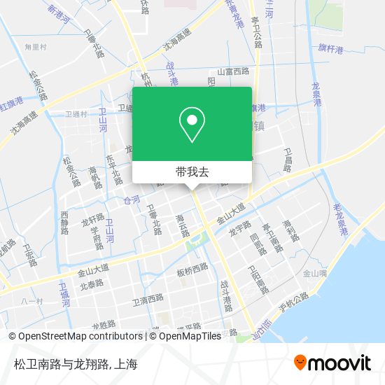 松卫南路与龙翔路地图