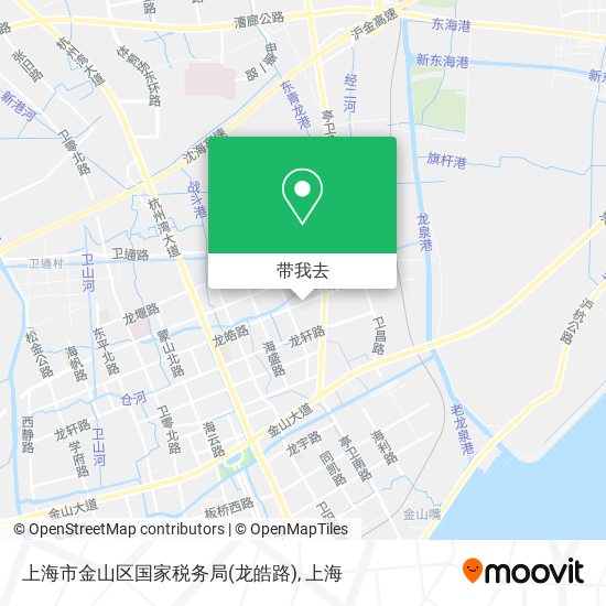 上海市金山区国家税务局(龙皓路)地图