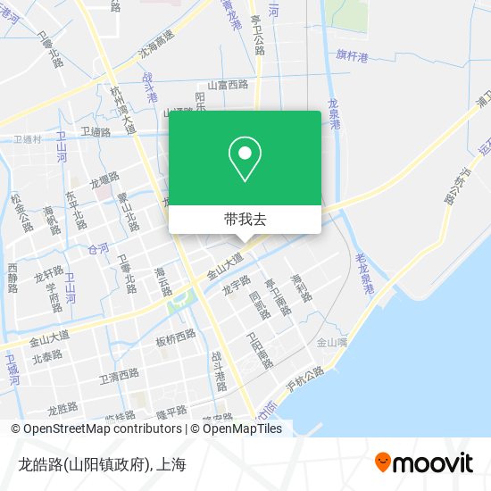 龙皓路(山阳镇政府)地图