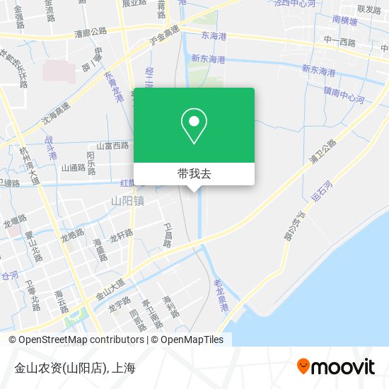 金山农资(山阳店)地图