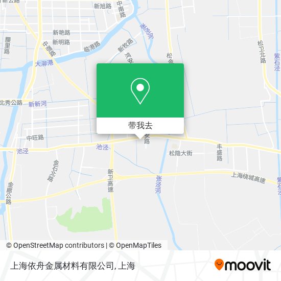 上海依舟金属材料有限公司地图