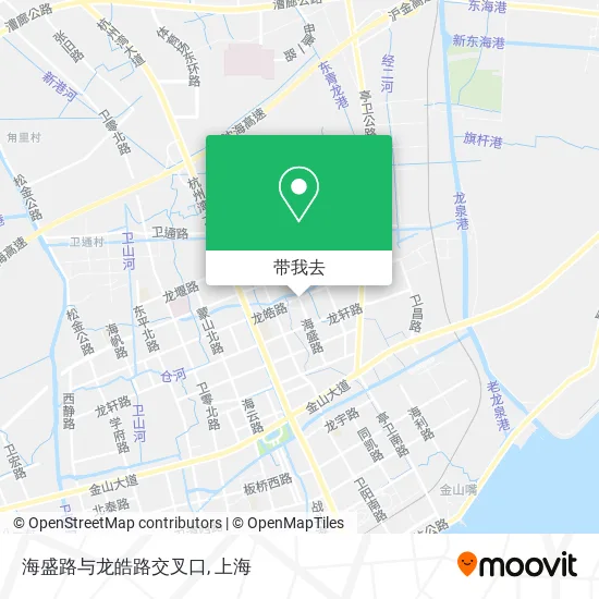 海盛路与龙皓路交叉口地图