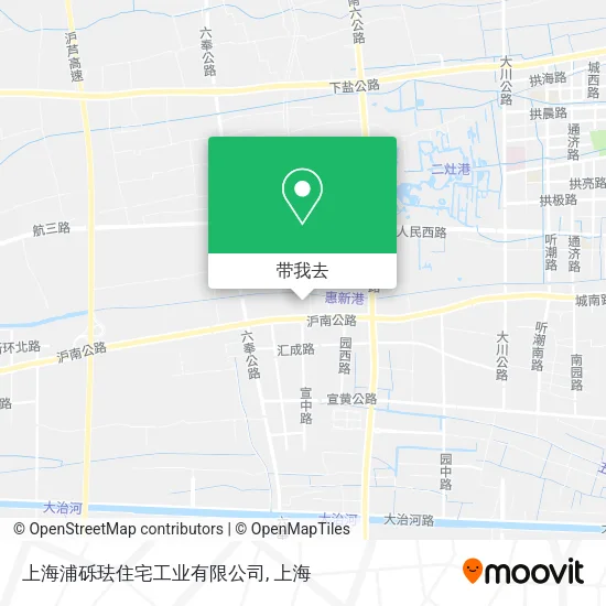 上海浦砾珐住宅工业有限公司地图