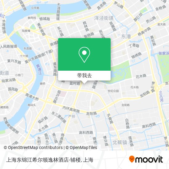 上海东锦江希尔顿逸林酒店-辅楼地图
