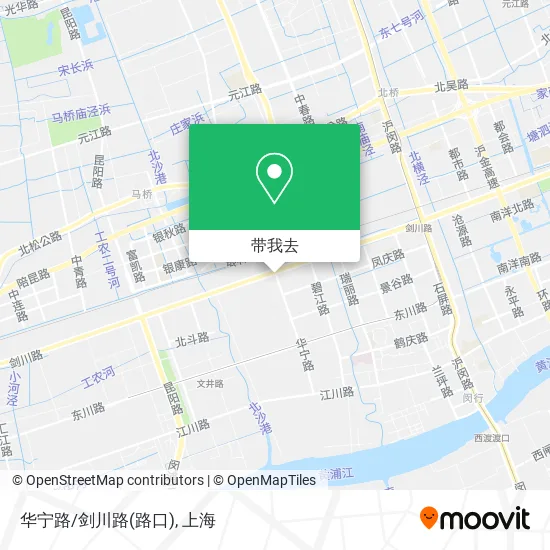 华宁路/剑川路(路口)地图
