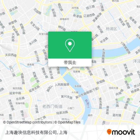 上海趣块信息科技有限公司地图