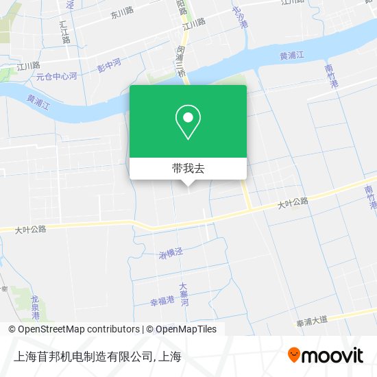 上海苜邦机电制造有限公司地图
