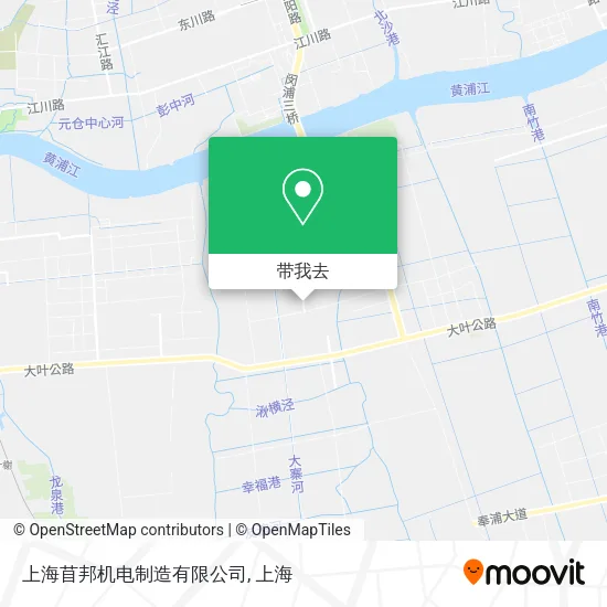 上海苜邦机电制造有限公司地图