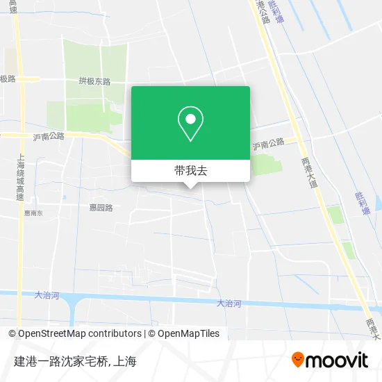 建港一路沈家宅桥地图
